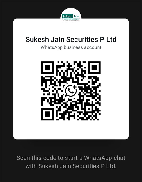 WhatsApp QR code — scan to start a conversation with Sukesh Jain Securities